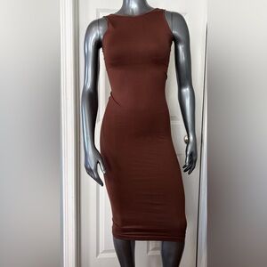 NWT FEELINGIRL Seamless Eco-Friendly Slimming U-Back Shaper Dress & Built-In Bra